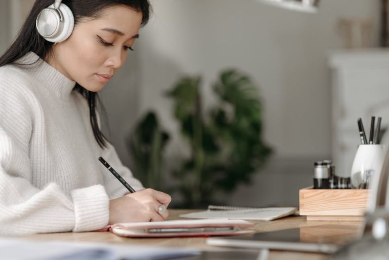headphones focus concentration desk ADHD focus