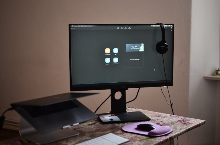 standing desk workspace ADHD focus