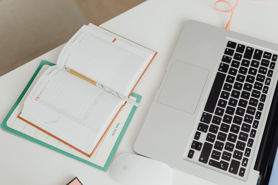 planner desk organization notebook ADHD focus