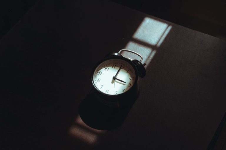 alarm clock desk planning ADHD focus