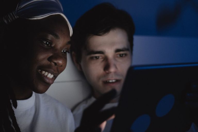 blue light screen night ADHD focus