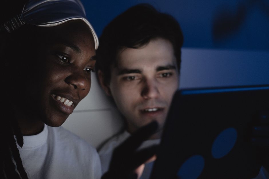 blue light screen night ADHD focus