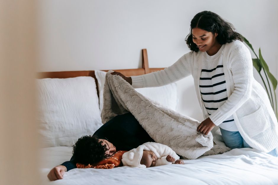 cozy blanket bedroom sleep ADHD focus