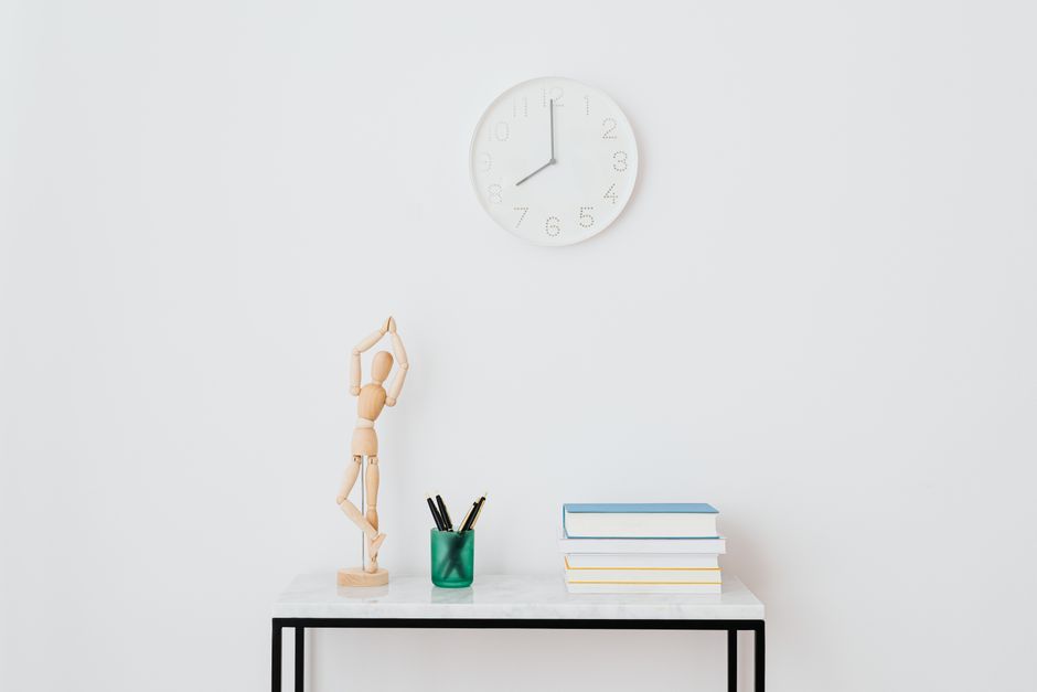 organized clean desk workspace ADHD focus