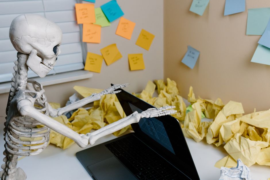 paper desk organization clutter ADHD focus